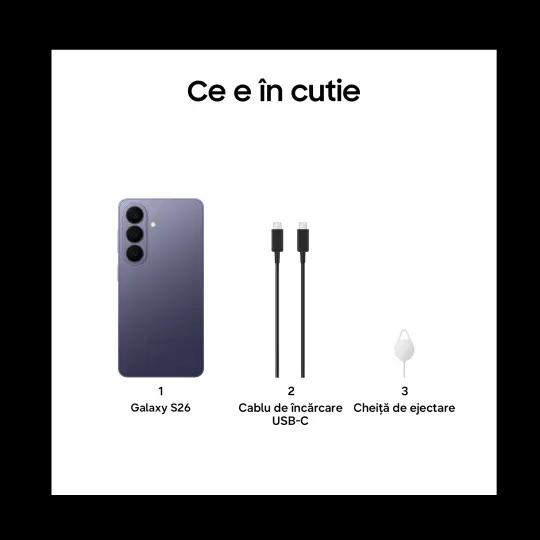 Samsung Galaxy S26 DS 5G 256GB Cobalt Violet 12GB - Comandă acum