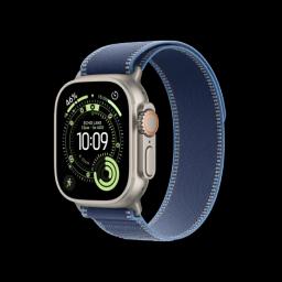 Apple Watch Ultra 3 GPS Cellular 49mm Natural Titanium si Bright