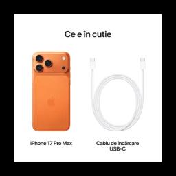 Apple iPhone 17 Pro Max 2TB 5G Cosmic Orange 12GB - Comandă acum