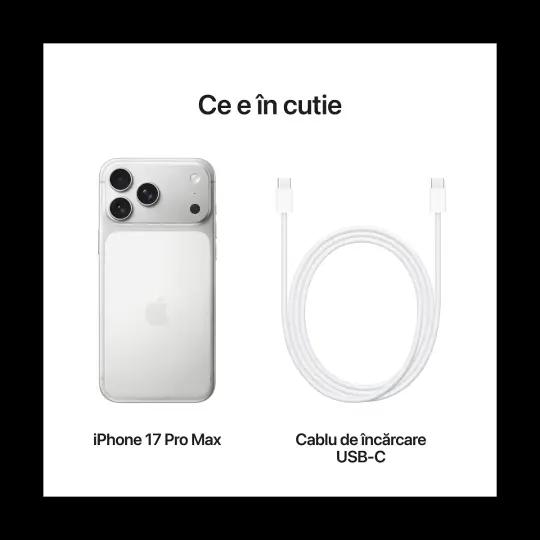 Apple iPhone 17 Pro Max 1TB 5G Silver 12GB - Comandă acum! | Vodafone