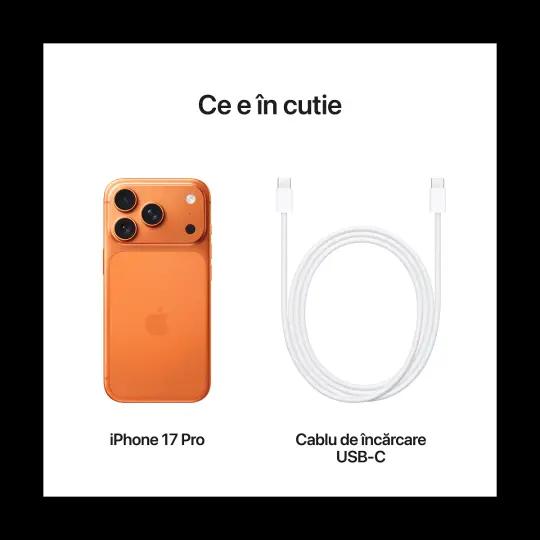 Apple iPhone 17 Pro 1TB 5G Cosmic Orange 12GB - Comandă acum