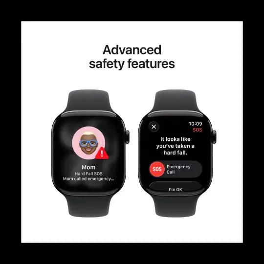 Apple Watch Series 11 GPS Cellular 46mm Black Aluminium si Jet