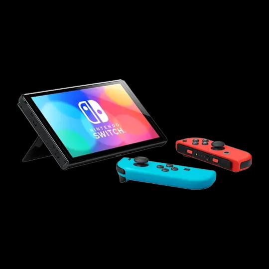 Nintendo Consola Switch Oled and Joy Con 64GB Albastru 4GB