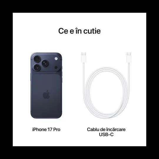 Apple iPhone 17 Pro 1TB 5G Deep Blue 12GB - Comandă acum! | Vodafone
