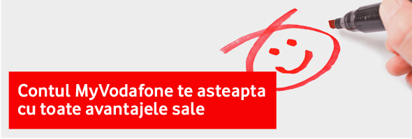 Ai liber la avantajele contului MyVodafone!