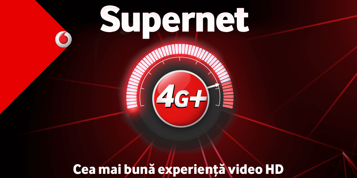 4G+ Cel mai rapid mobil din Romania Vodafone România
